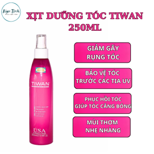 Xit Dưỡng Phục Hồi  Phủ Bóng Mượt Tóc TIWAN 250ml- màu hồng đậm
