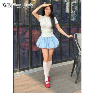 Chân váy bí ngô dáng ngắn chữ A chất gió nữ 2 lớp lưng chun co giãn che khuyết điểm CV88 chân váy bigsize nhiều màu