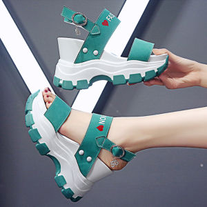 Sandal đế xuồng X445 - tăng chiều cao 10.5cm