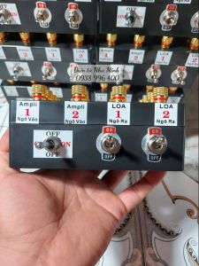 Bộ Chuyển Cầu Loa 3 CT  2 Ampli Dùng Cho 2 Cặp Loa Riêng Biệt