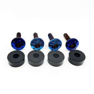 Motorcycle Titanium Windshield Bracket Screws for Yamaha XMAX 250 300 400 V2 2023 2024 Windscreen Decorative Strip Fixed Installation Bolts Accessories