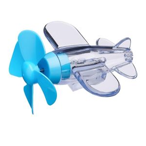 Mini Airplane Car Decorations Small Airplane LED Light Car Rotatable Airplane Lamp Motorcycles Exterior Ornament