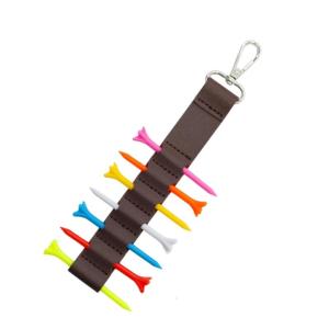 Chống thấm nước 7 khe cắm Golf Tees Túi Túi chất liệu da PU Golf Tees chủ tàu sân bay Pouch Golf đào tạo phụ kiện dễ dàng sử dụng