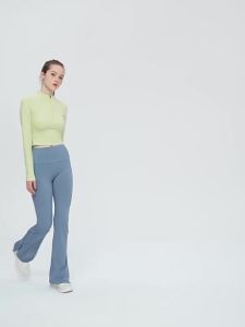 Al0-yoga Womens Yoga Top Pilates Fitness Shirt Quick-Dry Sports Long Sleeve Jacket Slimming New Style -ALO