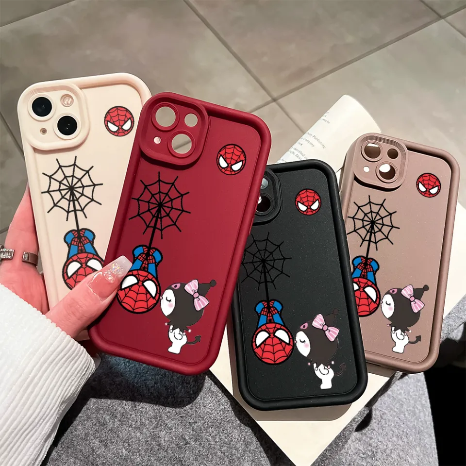 Hontinga Spider-Man Kuromi Case For OPPO Reno 11 10 Pro Plus Pro+