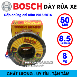 Dây rửa xe áp lực cao bos-50 /Lắp máy xịt rửa xe áp lực mo tơ kéo