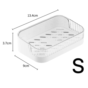 Wall-mounted soap dish ชั้นวางของในห้องน้ำ ชั้นวางของในห้องน้ำ ที่วางสบู่  ชั้นวางของอเนกประสงค์ ที่วางของในห้องน้ำ  KKHOME