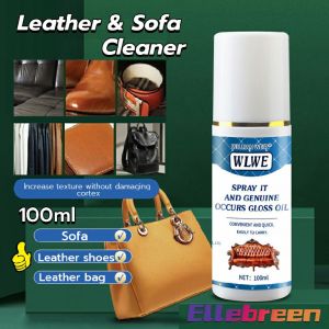 Sofa Cleaner Leather Brightener Household Leather Refurbished Polishing Handbag maintenance 100 ml