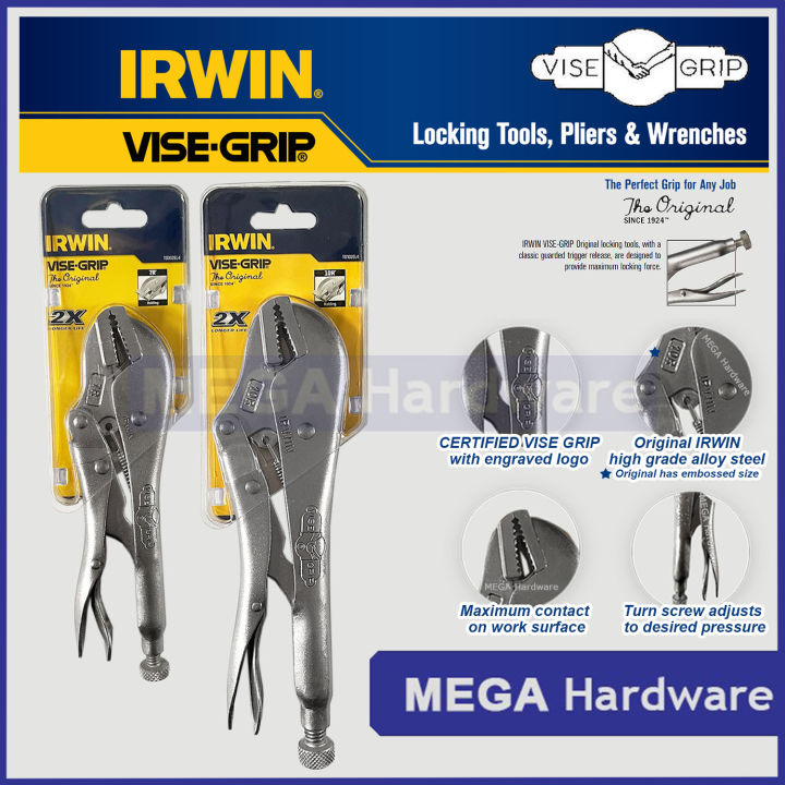 Irwin Vise-Grip 7R Original Straight Locking Pliers – 7″ / 175mm