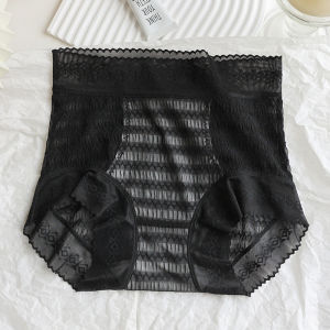Yingbao eo cao đồ lót ren cho phụ nữ quần lót quyến rũ liền mảnh phụ nữ căng đầy đủ bảo hiểm tóm tắt cỡ lỡn