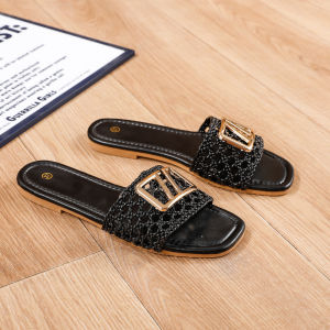 Korean Style Womens Work Sandals Slip-on Flats Simple Lightweight Great for extended walking