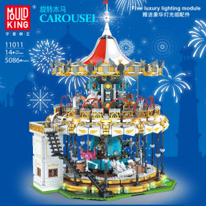 [ReadyStock][Birthday Gift] Mould King 11011- Land Carousel - Creative Series 5086PCS Lego Compatible Building Block