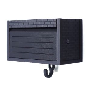 WU552 สร้างสรรค์ ที่เก็บกุญแจโรงรถ หลายฟังก์ชัน พร้อมประตูที่เปิดได้ ชั้นวางกุญแจติดผนัง ใช้งานได้จริง ประหยัดพื้นที่ ขายึดตกแต่ง ทางเข้า