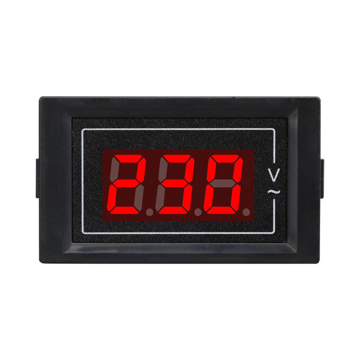 Small Single-phase AC Digital Voltmeter Voltage Meter Volt Instrument ...