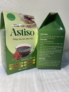Combo 4 hộp (160 túi lọc) trà túi lọc atiso Bảo Khang trà hoa atiso trà thanh nhiệt mát gan giải độc gan nổi mề đay vàng da gan yếu