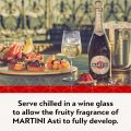 MARTINI Asti Spumante Sparkling Wine, Sweet and Smooth Italian Wine, 7.5% ABV, 75cl / 750ml. 