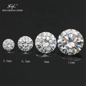bocarman.ph GRA Moissanite Diamond loose stone round 1ct-12ct D GH J colorVVS 3EX cutting On the day of the delivery The factory wholesale