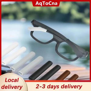 [COD] AqToCna Ship within 24 hours 2 Pairs Glasses Anti-slip Cover Ear Hook Silicone Anti-Slip Holder For Sunglasses Eyeglass Leg Temple Tips Black White Brown