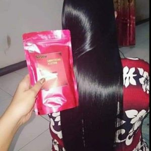 PELURUS RAMBUT TANPA CATOK PERMANEN KERATIN SMOOTING SISTEM  OBAT PELURUS RAMBUT STEP 1 STEP 2
