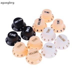 agasgbrg กีต้าร์ Strat KNOB 1-Volume ลูกบิดควบคุม2เสียงสำหรับกีตาร์