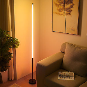 Modern Nordic Floor Lamp 140CM Height 3Color Adjustable Remote Control Brightness adjustable Ambient lighting