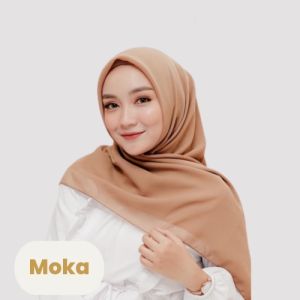 Kerudung Segiempat Polos BELLA SQUARE Hijab Pollycotton Jilbab Bela Grosir Murah Part 1 "Full Warna"