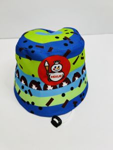 Topi bucket mixue anak sublim model kekinian topi bucket anak cewek pakai tali topi ember anak