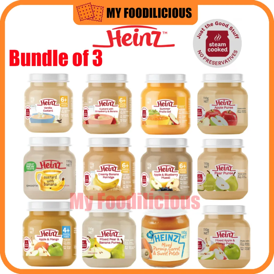 Heinz baby hot sale fruit puree