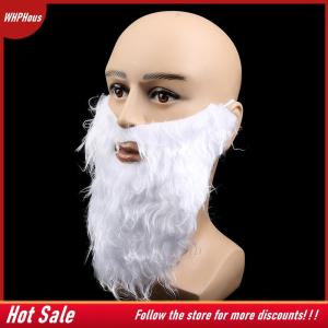 【COD】🔥🔥🔥 Party performance props Santa Claus white beard fake Beard Set Xmas Party Decor