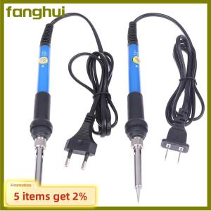 fanghui Adjustable Temperature Electric Soldering Iron V V 60W 80W Welding Solder Heating Nib Repair Tool