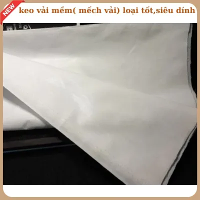 keo vải mềm( mếch vải) loại tốtsiêu dính -dùng ủi cổ áo sơ mi nam nữ( MỘT MÉT)