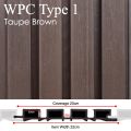 WPC Fluted Wall Panel / Fence Panel / Privacy Panel / Garden Panel / Outdoor Wall Panel / Wall Decoration / Office Wall / Landed House Wall. 