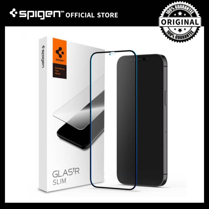 Spigen iPhone 12 Pro Max Full Coverage HD Tempered Glass (1 Pack