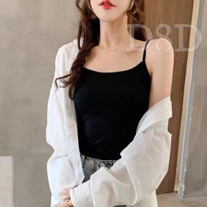 เสื้อสายเดี่ยว เสื้อกล้ามหญิง เสื้อซับใน ผ้านุ่ม ใส่สบายมาก ซึมซับเหงื่อและระบายอากาศ