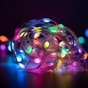 Dreamcolor Christmas Lights String Bluetooth Music RGBIC Lighting Addressable Party Wedding Garland Decoration Outdoor USB DC5V