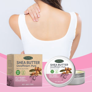 【Ready Stock】 WoodSleep Pure Shea Butter – 100% Natural Body Butter for Dry Skin Deep Moisturizing & Skin Barrier Repair Daily Face & Body Care 50g