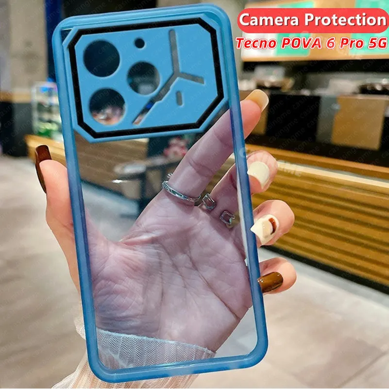Tecno POVA Pro 5G 2024 Square Soft Clear Casing For Tecno