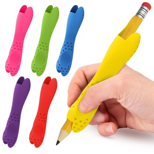 CRUSHES Silicone Pencil Holders Non-slip Aid Handwriting Writing Corrector Trainer Portable Reusable Writing Posture Correction Tools School Supplies