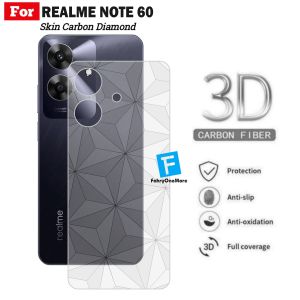 Skin Carbon Realme Note 60 Garskin Diamond Pelindung Belakang Handphone