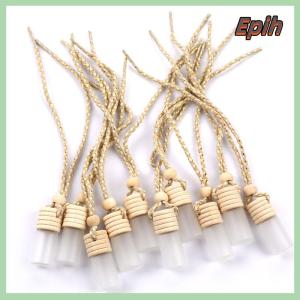 [Epih] 10pcs 5ml Car Perfume Bottle for Essential Oils Air Freshener Perfume Pendant