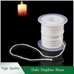 [Dale Dephne] 61m Cotton Braid Candle Wick Core Spool Non- DIY Oil Lamps Supplies