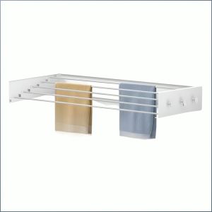 Drying Rack Multifunction Carbon Steel Strong Load-resistant Easy to Install Retractable Invisible