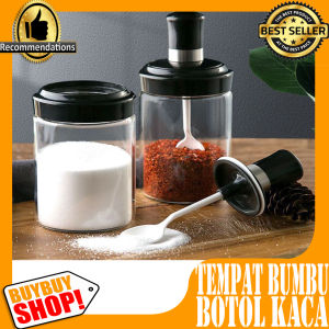 Botol Bumbu Garam Sendok Madu Kuas Minyak Saos Toples Premium Kaca Bagus Kedap Udara / Peralatan Kecil / Perlengkapan Dapur / Lain-lain SKA / Alat Masak Lainnya