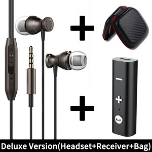 DISOUR Bluetooth 5.0 Audio Receiver 3.5mm AUX Jack 3D Stereo Music Wireless Adapter With Mic HandsFree For Headphone Car Kit Speaker