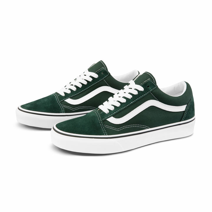 Vans on sale green stripe