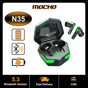 MOCHO COD N35 Headset Gaming Bluetooth TWS 5.3 Earphone Bluetooth Gaming Stereo with Mic Hifi
