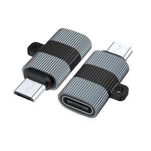 1PC USB C nữ để MicroUSB nam Adapter Loại C để MicroUSB 480Mbps dữ liệu chuyển đổi cho máy tính xách tay