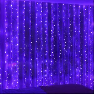 3*3 Meters LED fairy lights garland curtain lamp Remote string lights Party Decoration for home bedroom