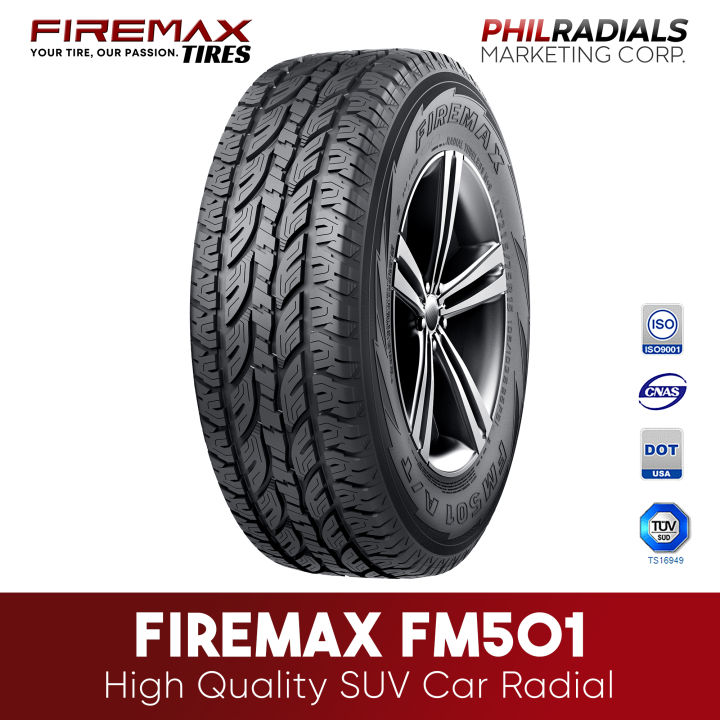 Firemax 265/65R17 112T FM501 A/T Quality SUV Radial Tire | Lazada PH