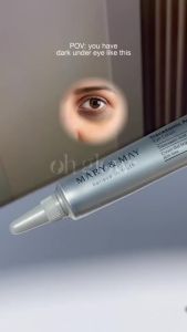 MARY & MAY Glutathione Eye Cream Special Set Tranexamic Acid + Glutathione 30g + 24g Free Gift Brighten Dark Circles